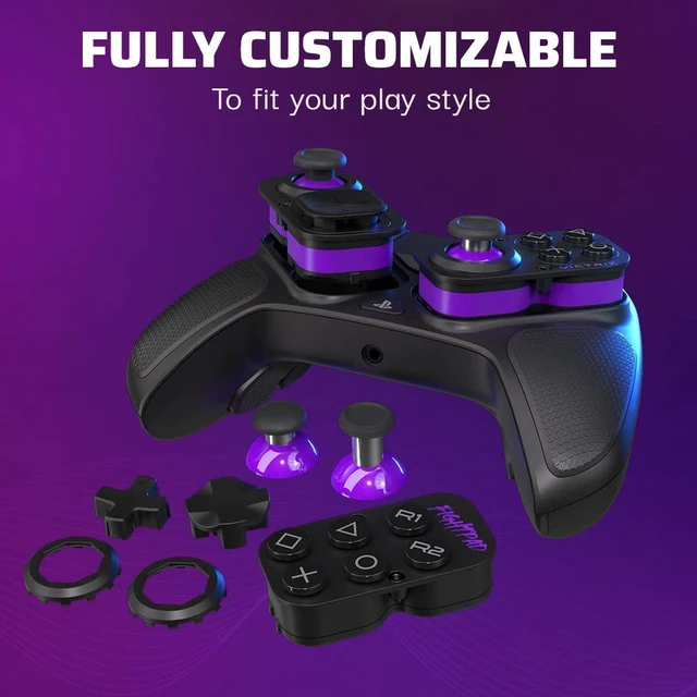 Alt view image 2 of 8 - PDP Victrix Pro BFG Wireless Gaming Controller for Playstation 5 / PS5 - Wired or Wireless Power, Mappable Back Buttons, Customizable Triggers/Paddles, App Support (PC)