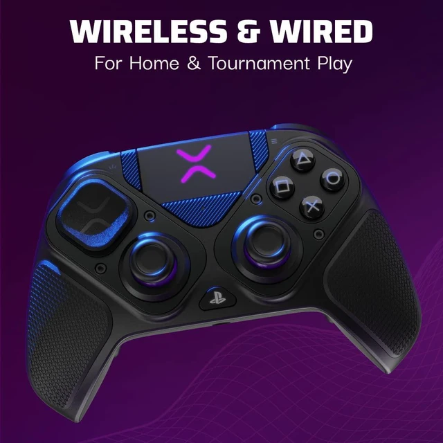 Alt view image 5 of 8 - PDP Victrix Pro BFG Wireless Gaming Controller for Playstation 5 / PS5 - Wired or Wireless Power, Mappable Back Buttons, Customizable Triggers/Paddles, App Support (PC)