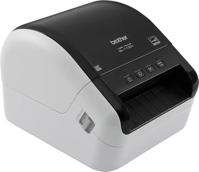 Alt view image 5 of 6 - Brother QL-1100C Wide Format, Postage and Barcode Professional Thermal Label Printer, Black