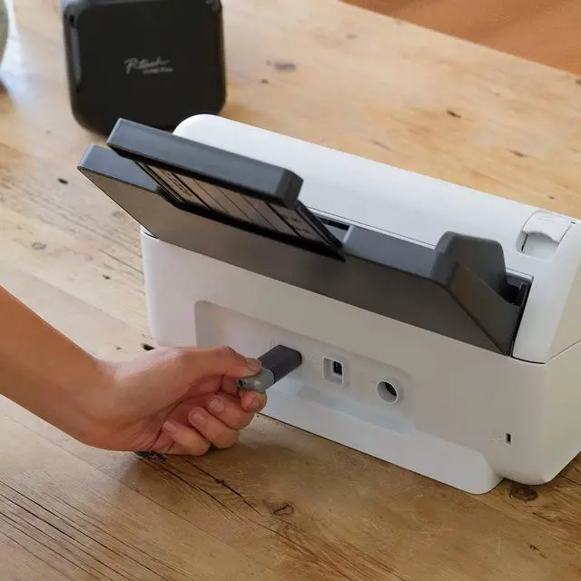 Alt view image 6 of 7 - Brother ADS-3100 High-Speed Desktop Scanner | Compact with Scan Speeds of Up to 40ppm