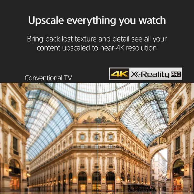 Alt view image 6 of 8 - Sony 85 Inch 4K Ultra HD TV X77L Series: LED Smart Google TV KD85X77L- 2023 Model, Black