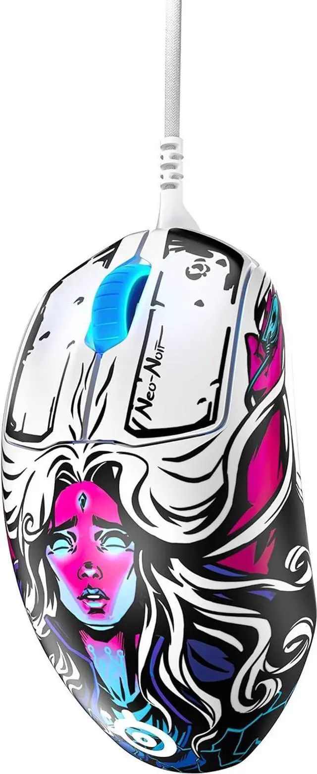 Main image of SteelSeries Prime FPS Gaming Mouse  18,000 CPI TrueMove Pro Optical Sensor  5 Programmable Buttons  Magnetic Optical Switches  Brilliant Prism RGB Lighting - Neo Noir
