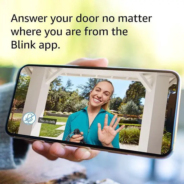 Alt view image 3 of 6 - Introducing Blink Video Doorbell | Two-way audio, HD video, motion and chime app alerts and Alexa enabled  wired or wire-free (Black)