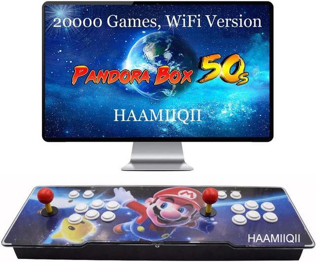 Pandora 50s Arcade Console Machine - 20000 Games Installed, WiFi Version, 1920x1080P, 2D/3D Games, Search/Save/Hide/Pause/Download Games, 1-4 Online Game, Favorite List Black Electronics for Kids - Newegg.com
