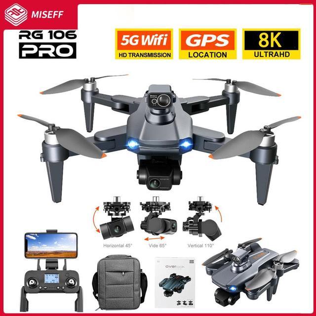 leder tweet rille 2023 Drone 8k Professional GPS 3 KM 3 Axis Brushless Gimbal RC Quadcopter  Obstacle Avoidance Drones With Camera HD 8K 5G Dron(RG106 pro) Drones -  Newegg.com