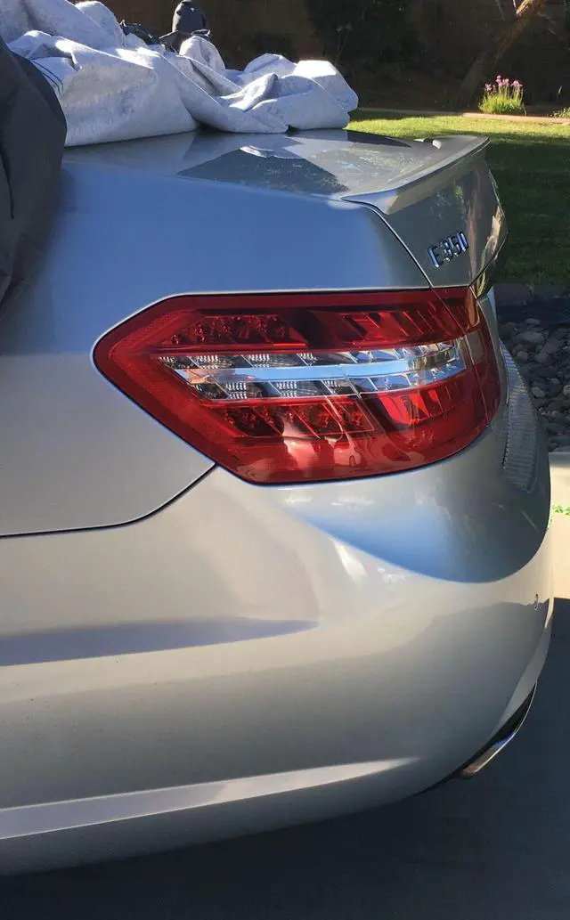 Alt view image 4 of 7 - DTO SPOILER 2010-2016 Fit FOR Mercedes Benz E-Class W212 Sedan Trunk Spoiler A Painted #744/775 Silver metallic IN STOCK