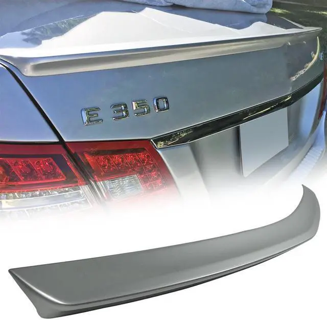 Main image of DTO SPOILER 2010-2016 Fit FOR Mercedes Benz E-Class W212 Sedan Trunk Spoiler A Painted #744/775 Silver metallic IN STOCK