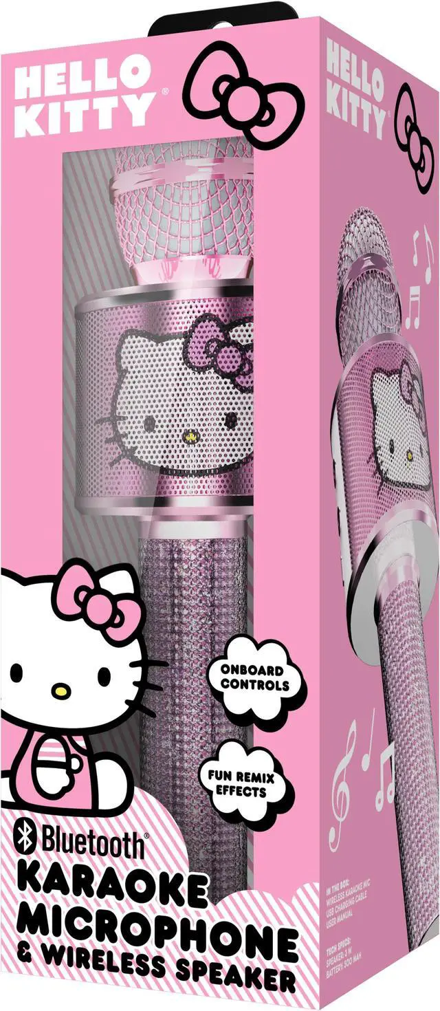 Alt view image 5 of 6 - Hello Kitty Bluetooth Karaoke Microphone & Wireless Speaker