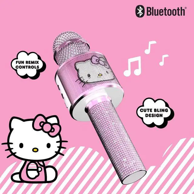Alt view image 4 of 6 - Hello Kitty Bluetooth Karaoke Microphone & Wireless Speaker