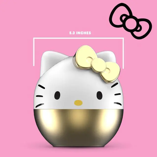 Alt view image 4 of 6 - Hello Kitty Gold USB Tabletop Humidifier