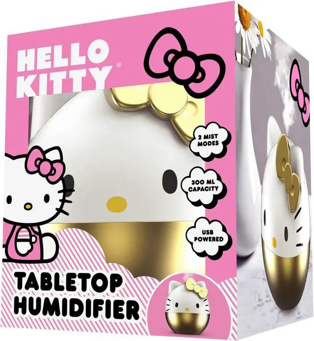 Alt view image 5 of 6 - Hello Kitty Gold USB Tabletop Humidifier
