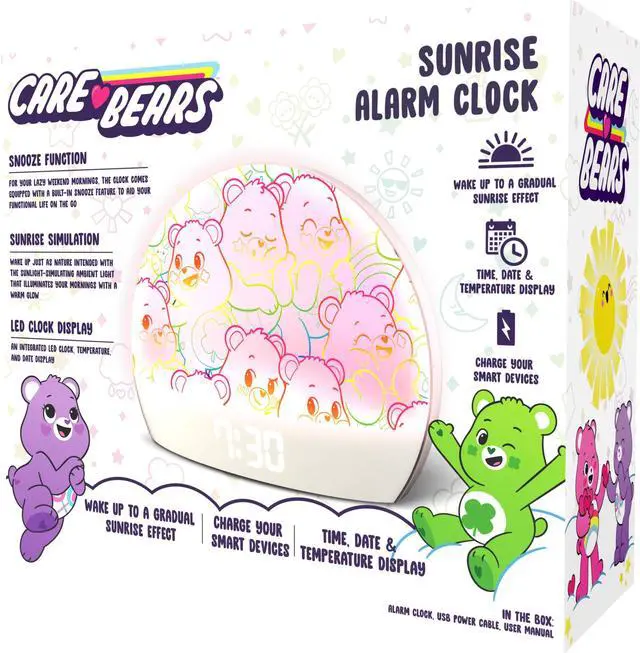 Alt view image 5 of 5 - Care Bears Sunrise Alarm Clock