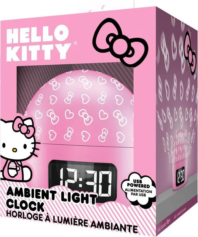 Alt view image 3 of 4 - Hello Kitty Ambient Light Clock with Multi-Alarm