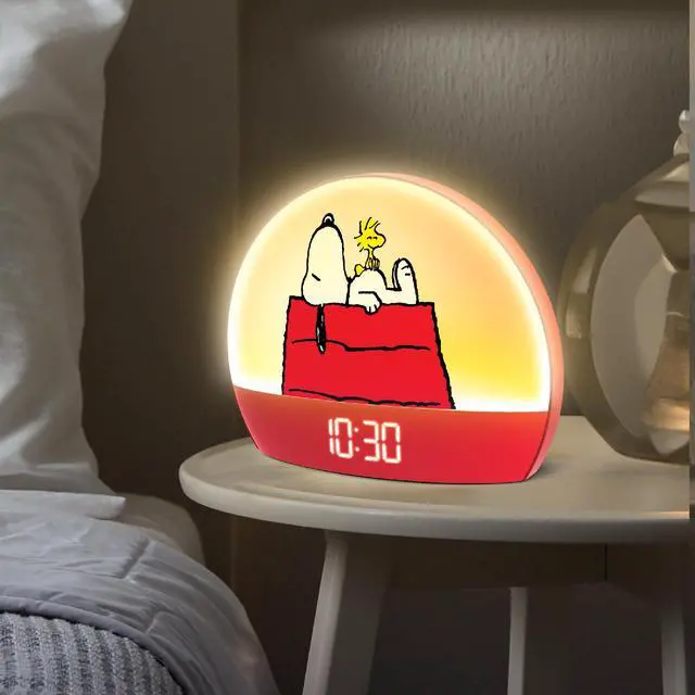 Alt view image 3 of 5 - Peanuts Snoopy Sunrise Alarm Clock