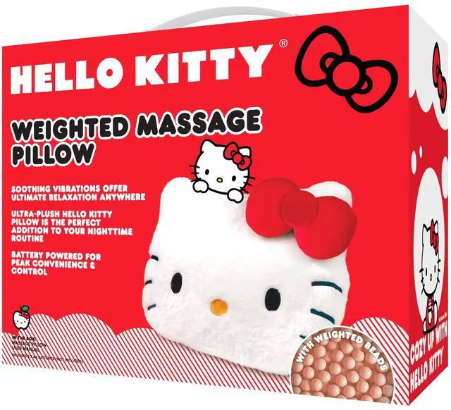 Alt view image 5 of 5 - Hello Kitty Red Weighted Massage Pillow