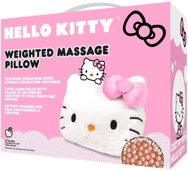 Alt view image 5 of 5 - Hello Kitty Pink Weighted Massage Pillow
