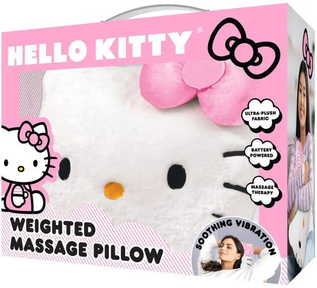 Alt view image 4 of 5 - Hello Kitty Pink Weighted Massage Pillow