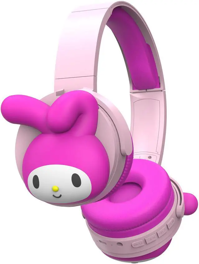 Alt view image 2 of 5 - Hello Kitty 2-in-1 Wireless Bluetooth Headphones with Wired Earbuds
