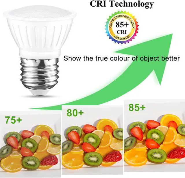 Alt view image 2 of 7 - WELLHOME 6PCS PAR16 LED Light Bulb, 7 Watt 65 Watts Equivalent Dimmable 3000K Soft White, E26, 120V