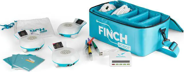 Alt view image 2 of 3 - Birdbrain Finch Robot 2.0 Classroom Flock with Micro:bit - Educational Coding Robots, Kindergarten to College Teaching and Learning Programmable Robotics for Adults and Boys Girls