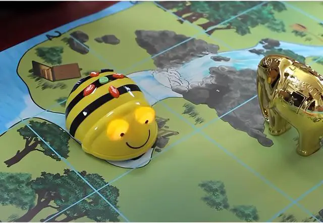 Alt view image 3 of 3 - TTS Treasure Island Mat for Bee-Bot or Blue-Bot Coding Robot - STEM Educational Programming Playmats Robots Accessories ITSMAT1