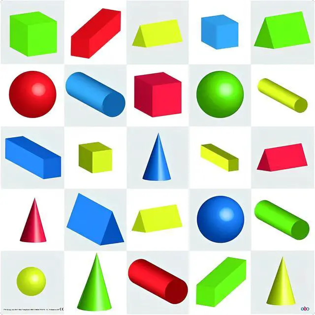 Main image of TTS 3D Shapes Mat for Bee-Bot or Blue-Bot Coding Robot - STEM Educational Programming Playmats Robots Accessories IT01075