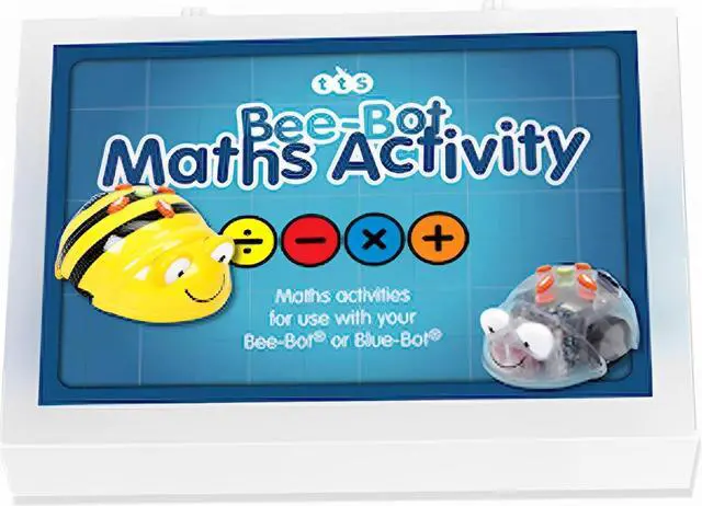 Alt view image 3 of 3 - Math Activity Cards with Storage Box for Bee-Bot or Blue-Bot Floor Robot Coding Toy, Kids Educational Programming STEM Programmable Teaching Learning Students Classroom Activity Toys