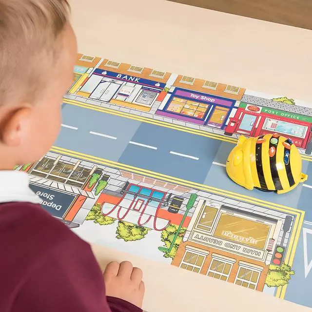 Alt view image 6 of 7 - Bee-Bot Programmable and Rechargeable Robot - New See and Say Version - STEM Educational Teaching Coding Robotic Toys for Kids Ages 3 years and up