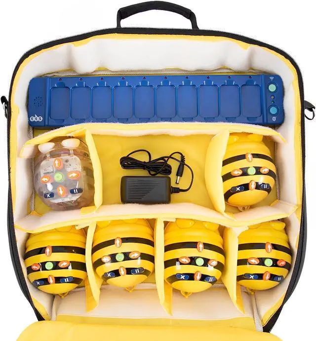 Alt view image 3 of 6 - TTS Hive Storage Bag for Bee-Bot or Blue-Bot Coding Robot Toy Container Carrier