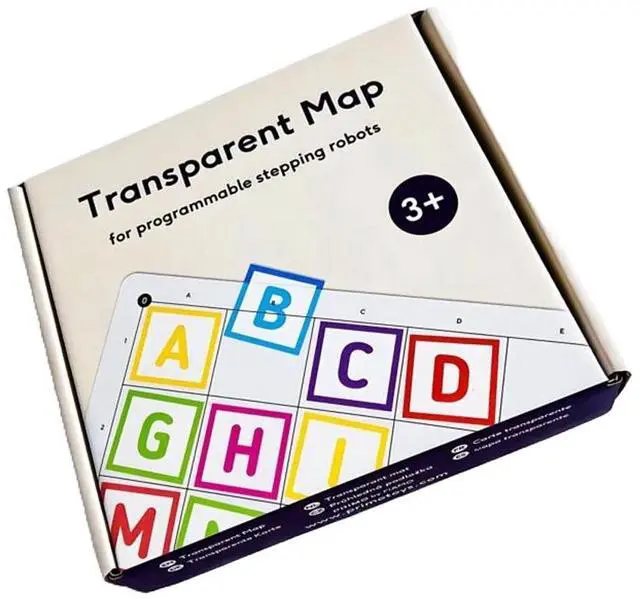 Main image of Primo Transparent Pocket Mat 6X6 for Cubetto Coding Robot | STEM Educational Classroom Activity Playmats 100x100cm