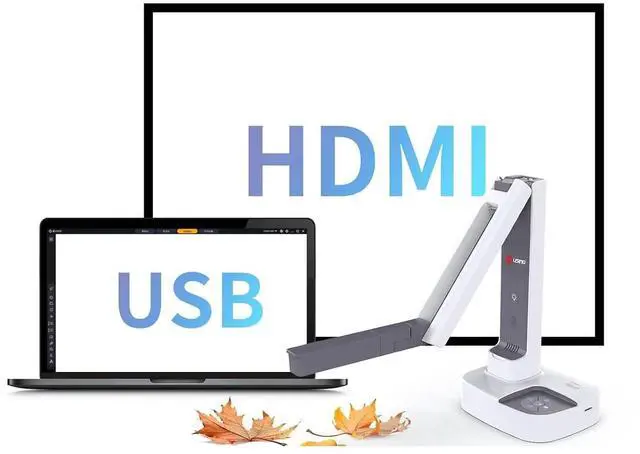 Alt view image 6 of 7 - JOYUSING V513 Document Camera 4K 2-in-1 Webcam Perfect for Video meetings, Online Virtual Presentations and Live streaming