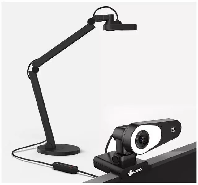 Alt view image 5 of 7 - JOYUSING V600 4K Document Camera Webcam w/ FPD Auto Focus, Real-time Projection, Web Conferencing, Distance Learning, Remote Teaching - Mac, Windows, Chromebook