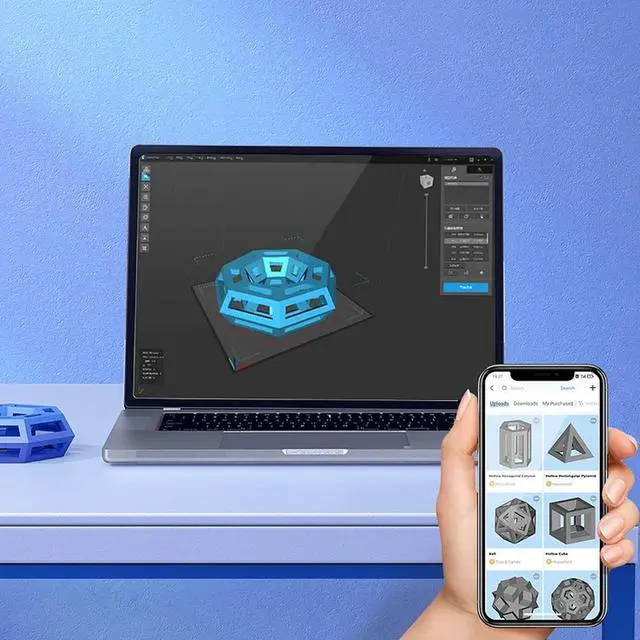 Alt view image 7 of 7 - Creality CR-200B PRO 3D Printer - High Performance Fully Enclosed, Built-in 1080p Camera, CR Touch Auto-Leveling, Cloud Printing, Smart Filament Runout Sensor, FDM