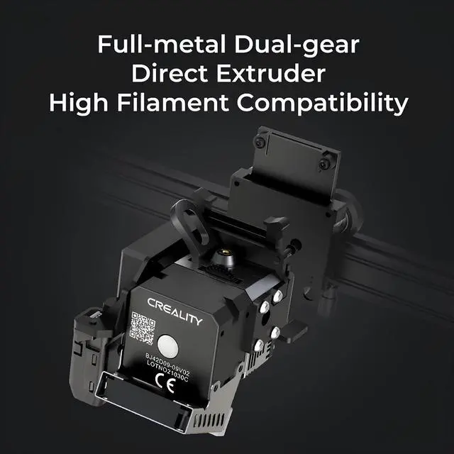 Alt view image 7 of 7 - Creality CR-10 Smart Pro FDM 3D Printer | Remote Control with AIot HD Camera LED Light Dual-Mode Levelling Filament Detection Resume Printing Dual-Gear Direct Extruder