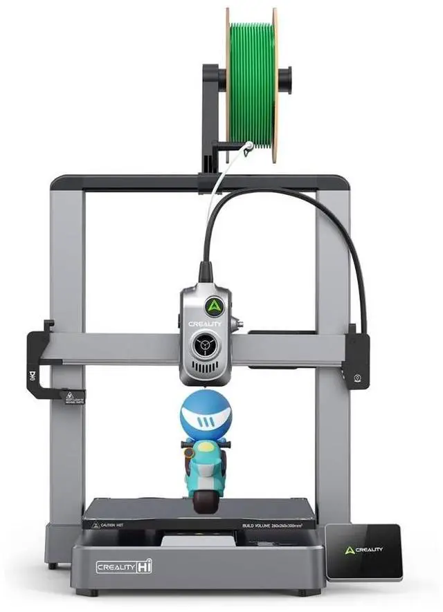 Main image of Creality Hi 3D Printer Supports Multi-Color 3D Printing, High-Speed 500 mm/s, Automated Filament Detection, Auto-Leveling, All-Metal Frame, 260×260×300 mm Build Volume