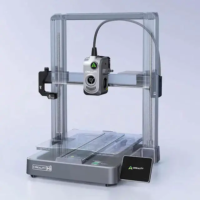 Alt view image 2 of 7 - Creality Hi 3D Printer Supports Multi-Color 3D Printing, High-Speed 500 mm/s, Automated Filament Detection, Auto-Leveling, All-Metal Frame, 260×260×300 mm Build Volume