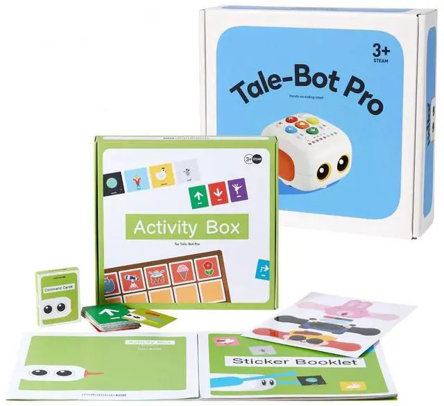 Main image of Matatalab Tale-Bot Pro Education Edition w/ Activity Box Screen-Free Coding Robot for Kids Ages 35, Early STEM Learning & Creative Play Set