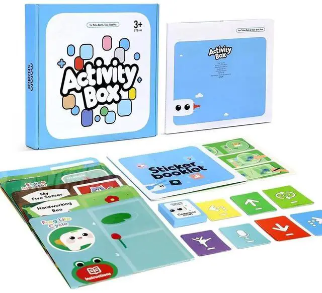 Alt view image 6 of 7 - Matatalab Tale-Bot Pro Education Edition w/ Activity Box Screen-Free Coding Robot for Kids Ages 35, Early STEM Learning & Creative Play Set