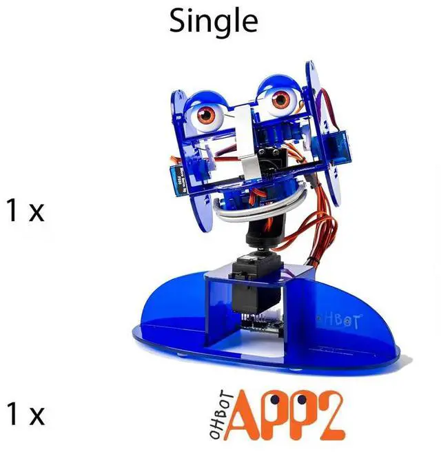 Alt view image 6 of 7 - Ohbot 2.2 Assembled Programmable Social Robot Head STEM Coding, Python & Scratch, AI Enabled for Ages 7+