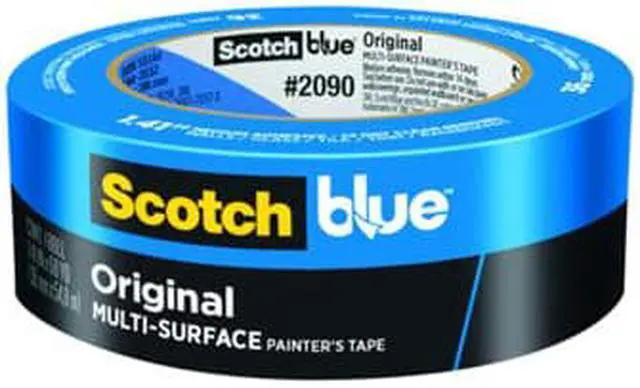Alt view image 7 of 20 - 3M 2090 ScotchBlue Original Painter's Tape: 1-1/2 in x 60 yds. (Blue)
