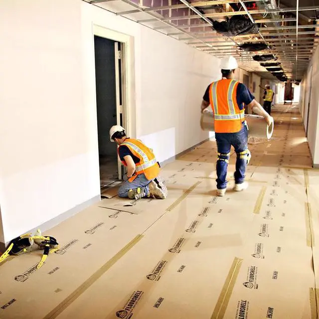 Alt view image 7 of 8 - Trimaco 12380 38 in. x 100 ft. 46 Mil Floor Shell