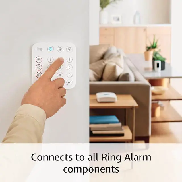 Alt view image 7 of 15 - Ring Alarm Pro Base Station + built-in eero Wi-Fi 6 router, 24/7 backup internet