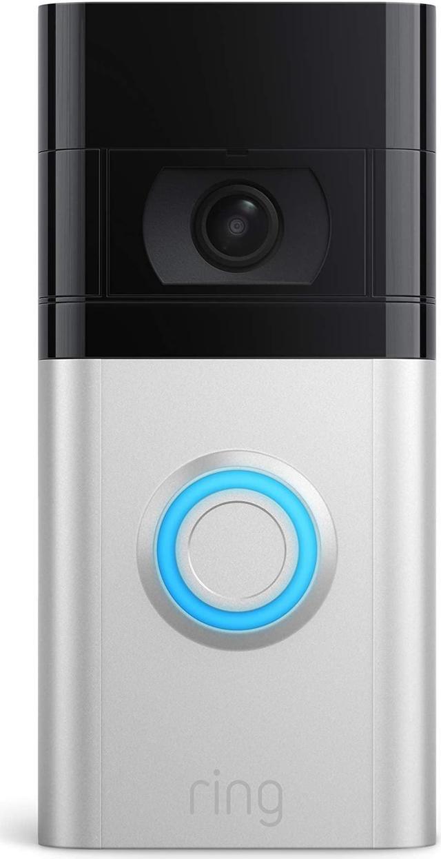 Alt view image 20 of 20 - Ring 53-026135 1080p Video Doorbell 4 - Cloud Storage - Water Resistant - Wi-Fi - 2-Way Audio - Alexa - USB - Satin Nickel
