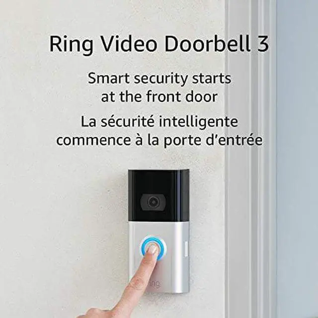 Alt view image 8 of 12 - Ring Video Doorbell 3 1080p with Advanced Motion Settings
