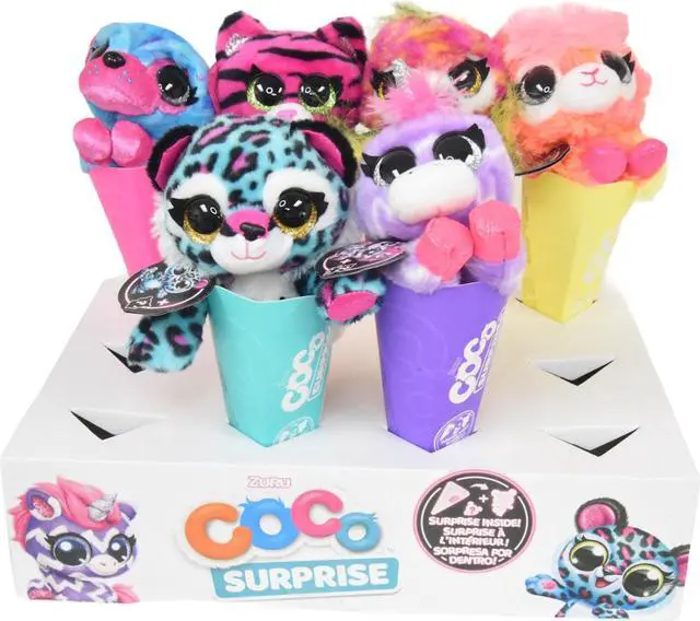 Alt view image 4 of 4 - Zuru Coco Surprise Neon Cones Plush Toy with Surprise Inside