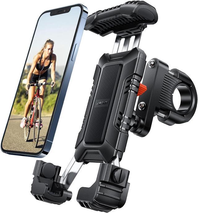 chauffør landsby fænomen Bike Phone Holder, Motorcycle Phone Mount Motorcycle Handlebar Cell Phone  Clamp for iPhone 13/ 12/ 11 Pro Max, Galaxy S10/ S9 and More 4.5" - 6.7"  Cellphone One-step Install - Newegg.com