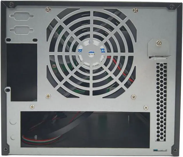Alt view image 2 of 6 - KCMconmey 4 Bay NAS Case, 4 x 2.5/3.5 Tray. Compatible ITX MB Flex PSU. with Front USB 3.0 12cm Chassis Fan Hot Swap Backplane. Network Attached Storage Enclosure.