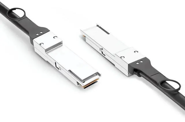 Alt view image 2 of 3 - Dell CBL-QSFP-40GE-PASS-1M Compatible 40G QSFP+ Passive Direct Attach Copper (DAC) Cable, 1m (3.3ft)