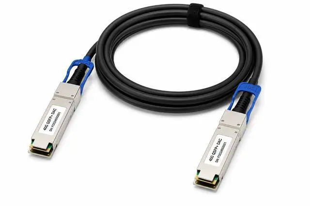 Main image of Dell CBL-QSFP-40GE-PASS-1M Compatible 40G QSFP+ Passive Direct Attach Copper (DAC) Cable, 1m (3.3ft)