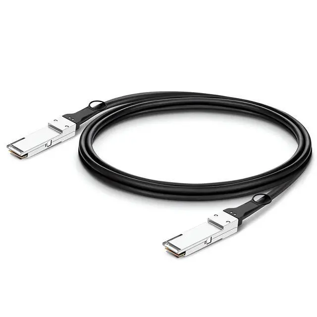 Alt view image 3 of 3 - Dell Force10 CBL-QSFP28-100G-DAC-2M Compatible 100G QSFP28 Passive Direct Attach Copper (DAC) Cable, 2m (6.6ft)